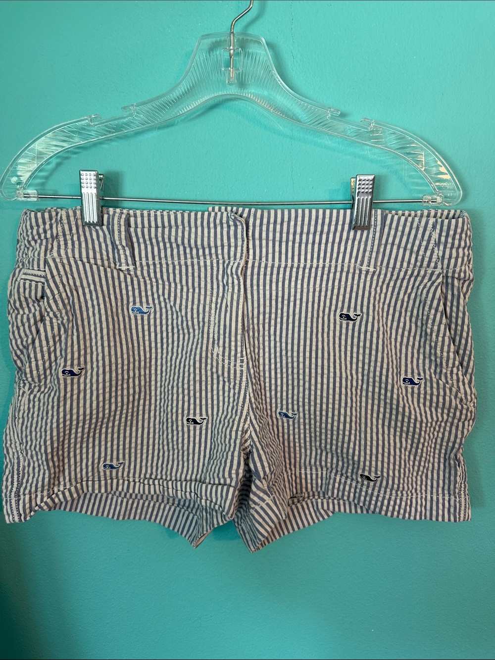 Vineyard Vines Classic Embroidered Stretch Casual Shorts 8
